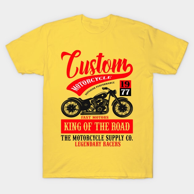 custom motorcycle T-Shirt by enzo123